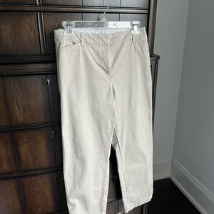 Talbots Perfect Crop Pants in Beige